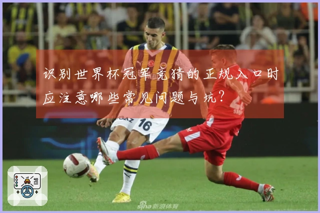 识别世界杯冠军竞猜的正规入口时应注意哪些常见问题与坑？